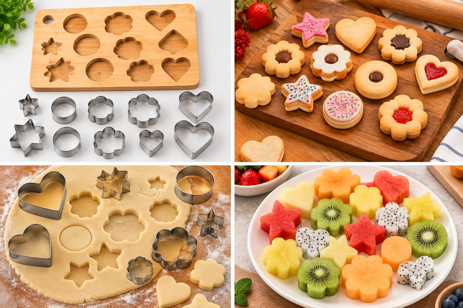 12Pcs Stainless Steel Cookie Cutter Set – Baking & Pastry Cutters – product image 2