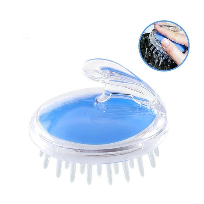 Silicone Hair Wash Brush & Scalp Massage Brush