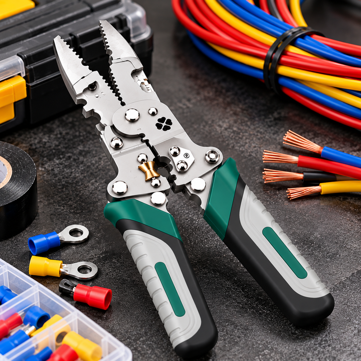 Multifunctional Wire Stripping & Crimping Pliers – Electrical Tool