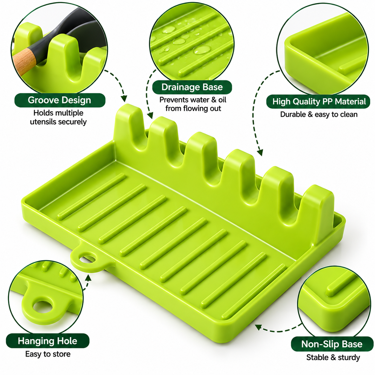 Durable Kitchen Utensil & Lid Holder - MARKAZX MART
