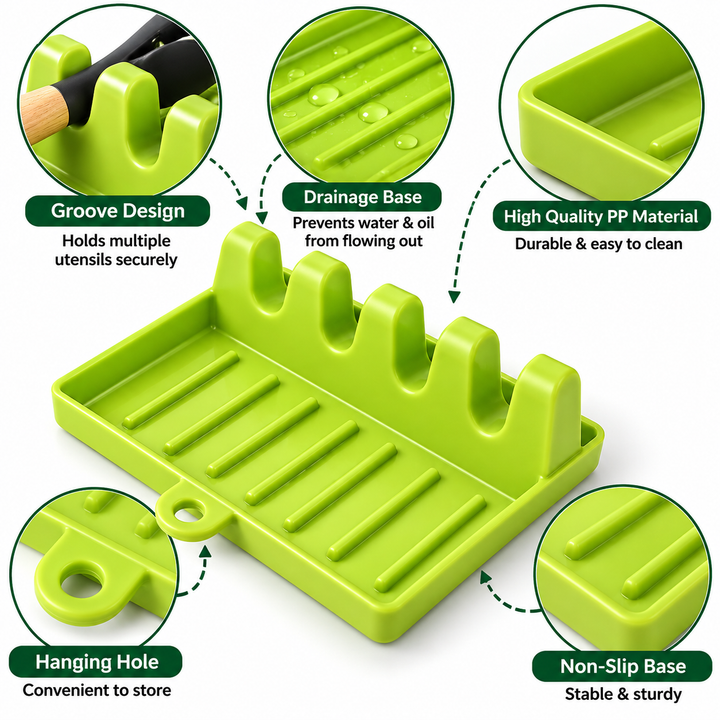 Durable Kitchen Utensil & Lid Holder - MARKAZX MART