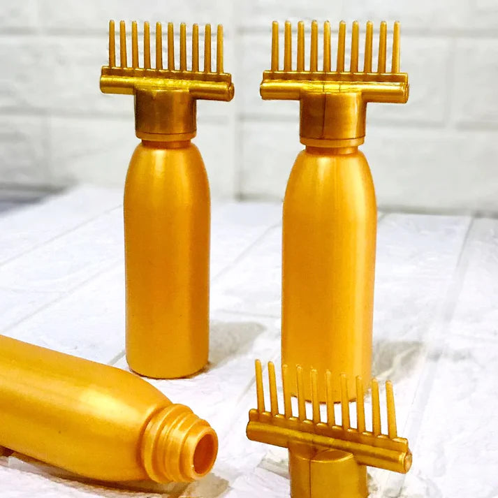 Hair Oil Comb Bottle for Daily Use
