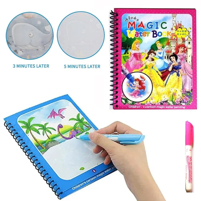 Magic Water Drawing Book – Educational & Fun Activity