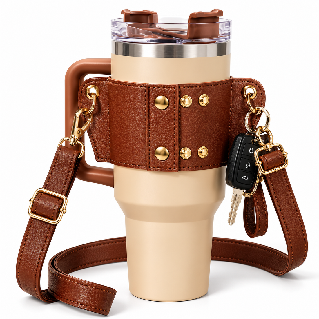 Premium Tumbler Carry Holder Belt – Adjustable Shoulder - MARKAZX MART