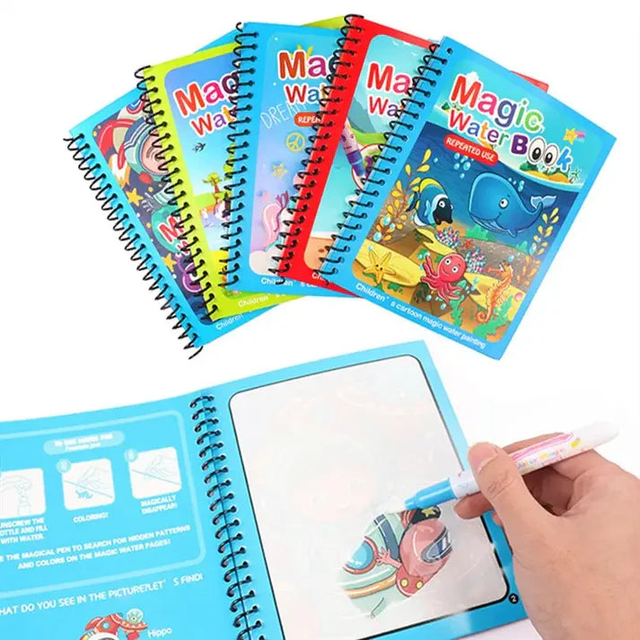 Magic Water Drawing Book – Educational & Fun Activity