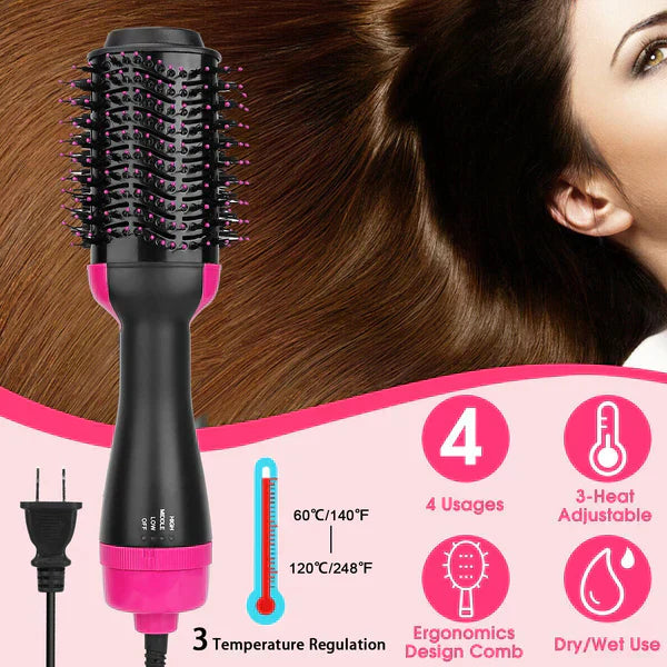 All-in-One Blowout Brush – Smooth & Add Volume