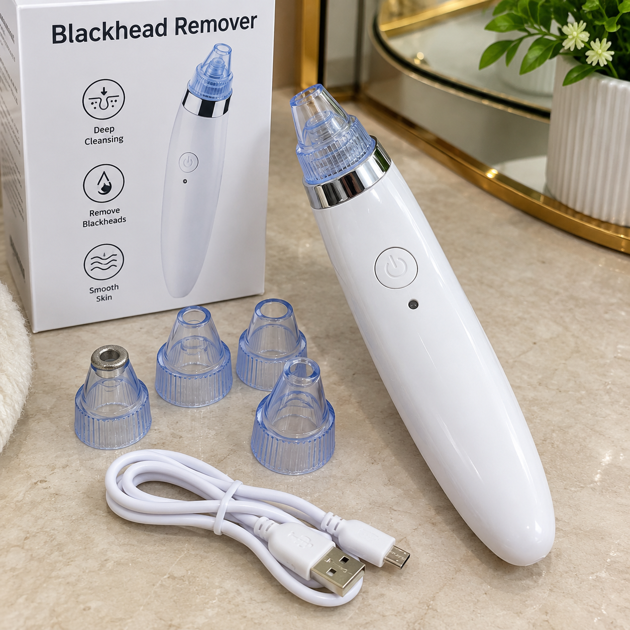 4 In 1 Pore Cleansing Detox Tool – Blackhead Remover - MARKAZX MART