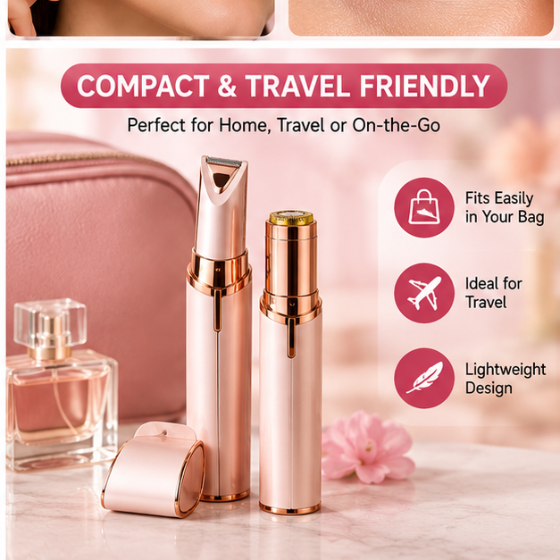 Compact travel-friendly trimmer