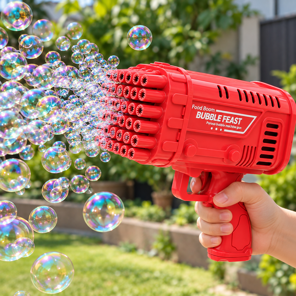 Bazooka Bubble Machine Gun – Automatic Bubble Blaster Toy - MARKAZX MART