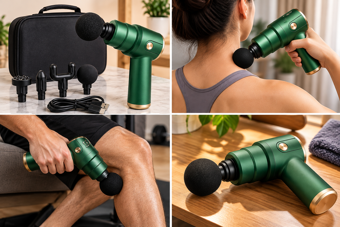 Rechargeable Deep Tissue Massager – Full Body Massage Gun - MARKAZX MART