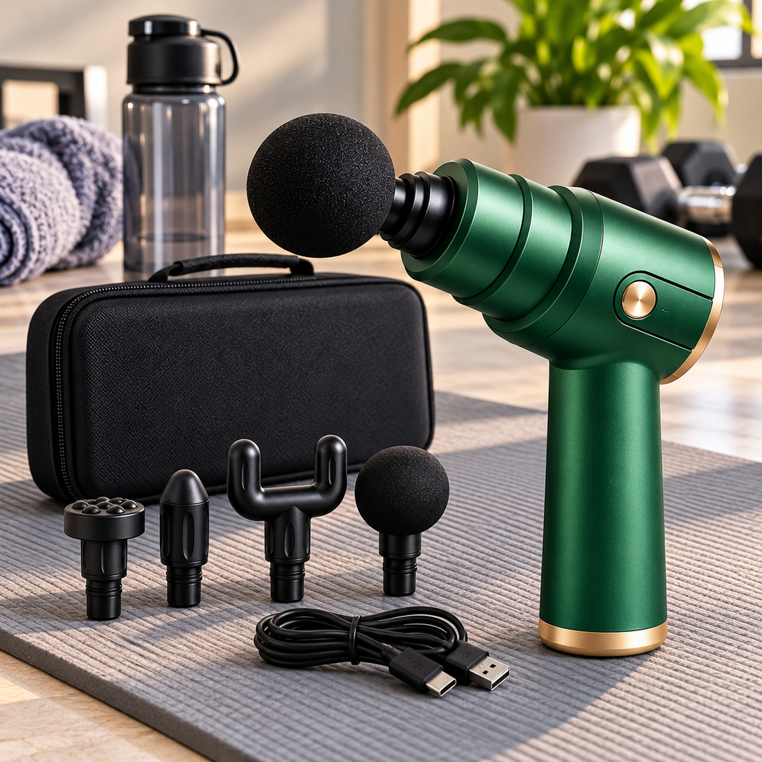Rechargeable Deep Tissue Massager – Full Body Massage Gun - MARKAZX MART