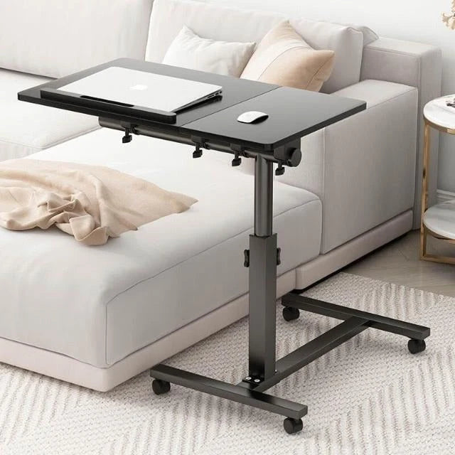 Movable Laptop Table with Wheels