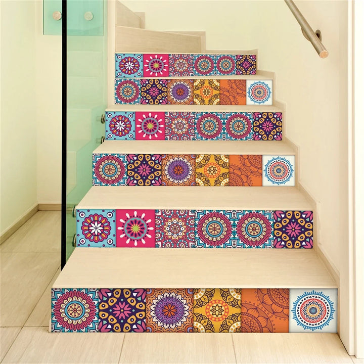 12 Pcs Random Peel & Stick Ceramic Tile Paste Stickers