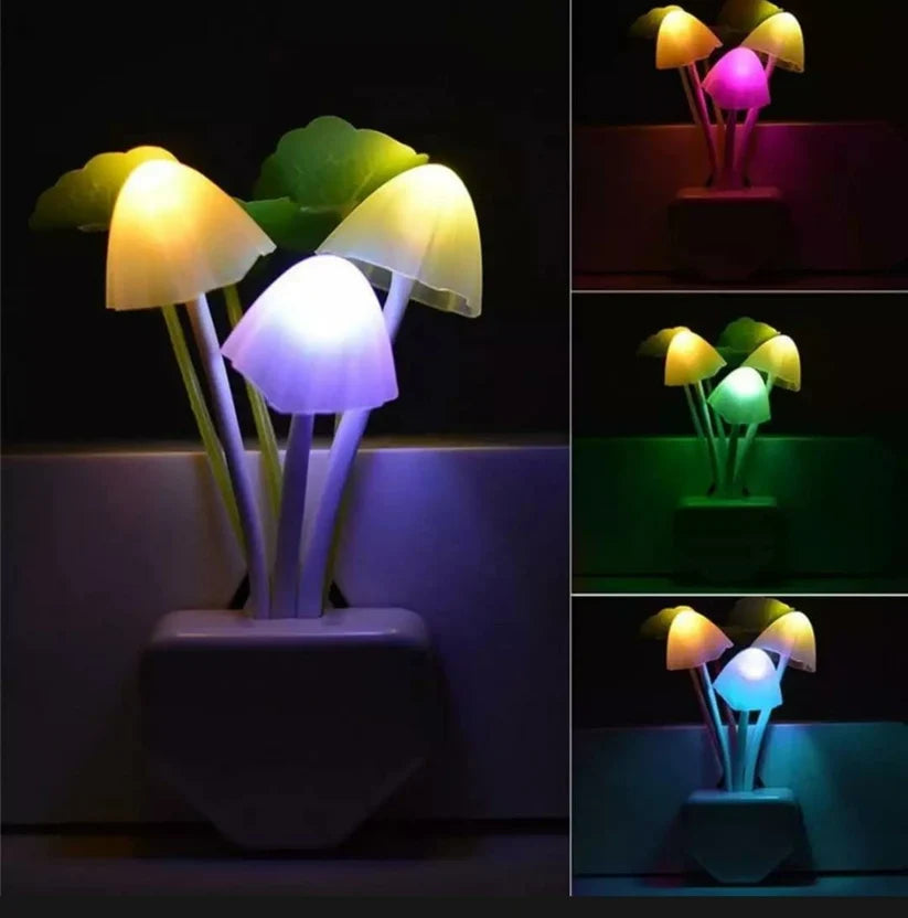 Mushroom LED Sensor Light Night Lamp - MARKAZX MART