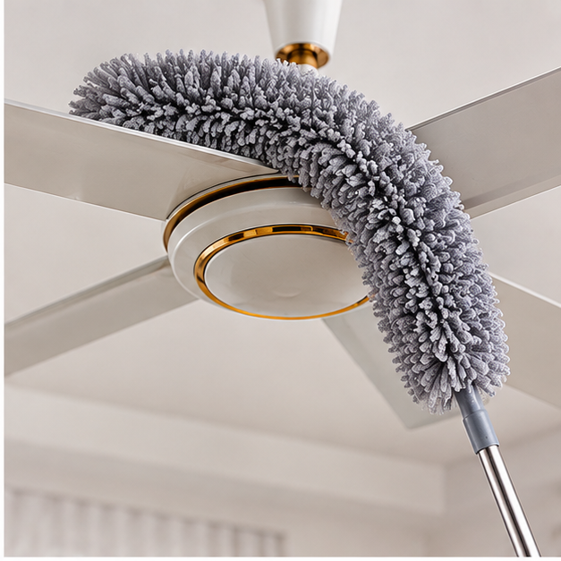 Flexible Fan Duster cleaning ceiling fan