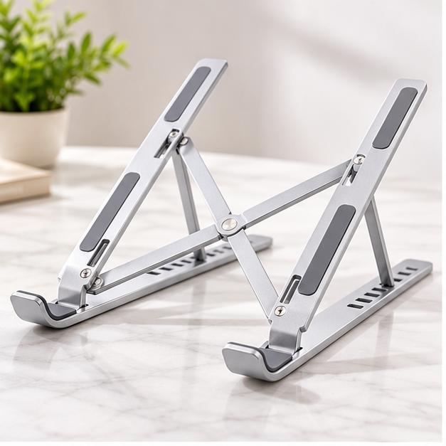 Folding Adjustable Aluminum Laptop Stand
