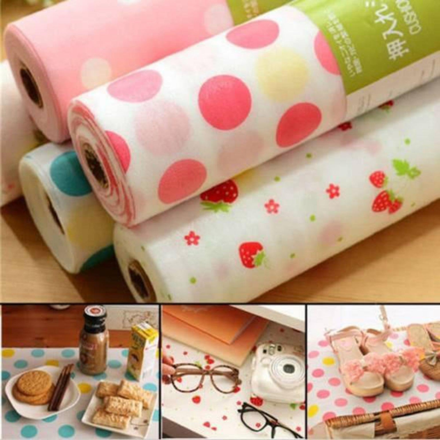 Anti-Slip Kitchen Cupboard & Drawer Liner Mat Roll - MARKAZX MART