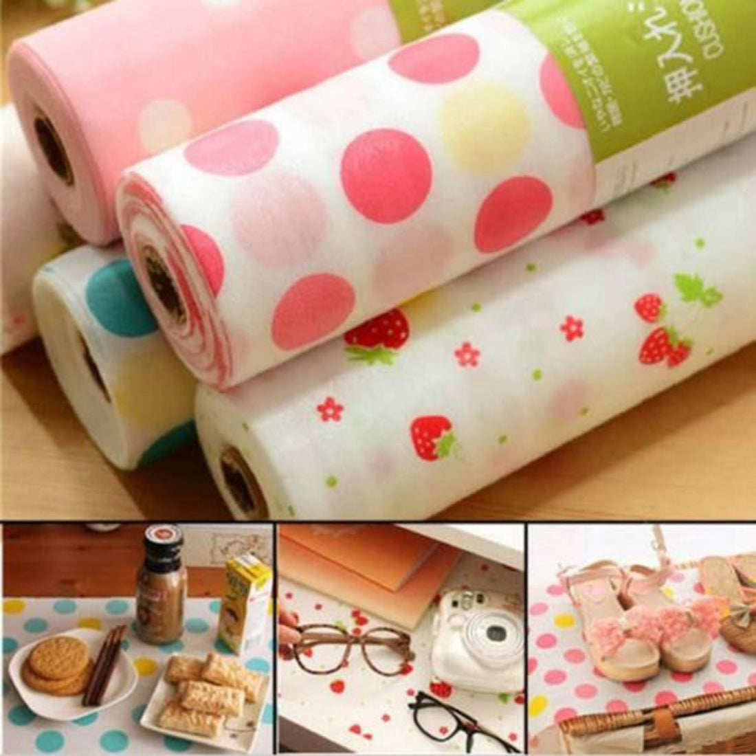 Anti-Slip Kitchen Cupboard & Drawer Liner Mat Roll - MARKAZX MART