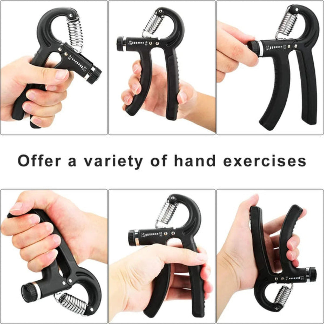 Adjustable Hand Gripper Power Wrist Strengthener - MARKAZX MART