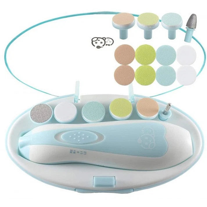 6-in-1 Safe Electric Baby Nail Trimmer & Nail File Kit