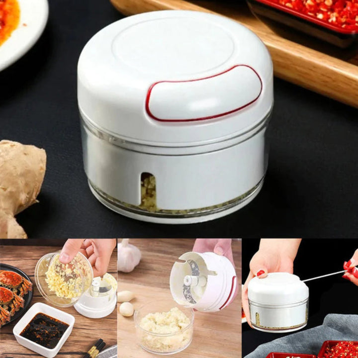 Handheld Mini Vegetable Chopper – Manual Food Cutter - MARKAZX MART