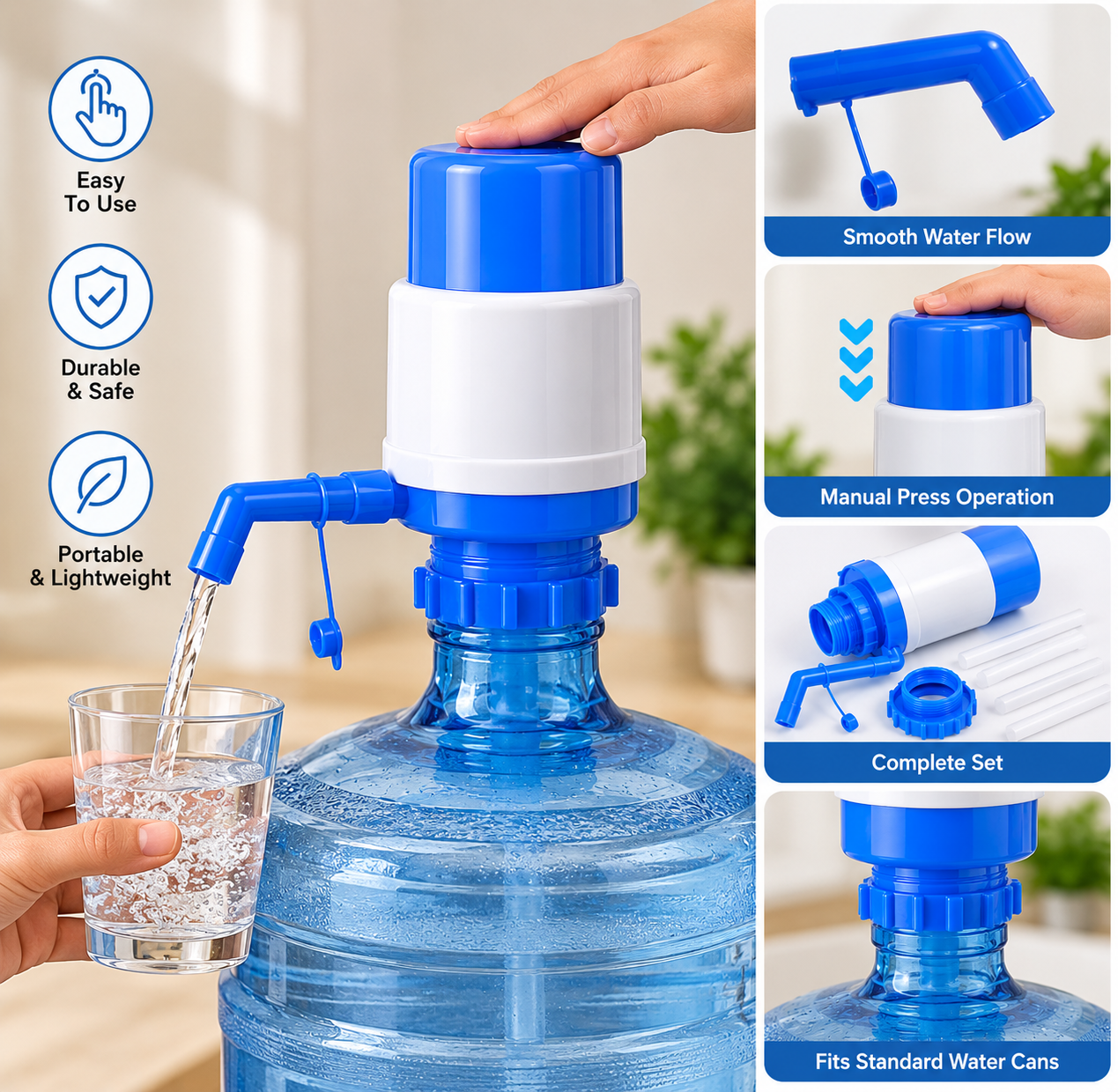 Manual Water Pump Dispenser – 19L Water Bottle Pump – product image 4