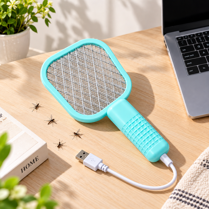 USB Rechargeable Electric Mosquito Racket – Insect Killer