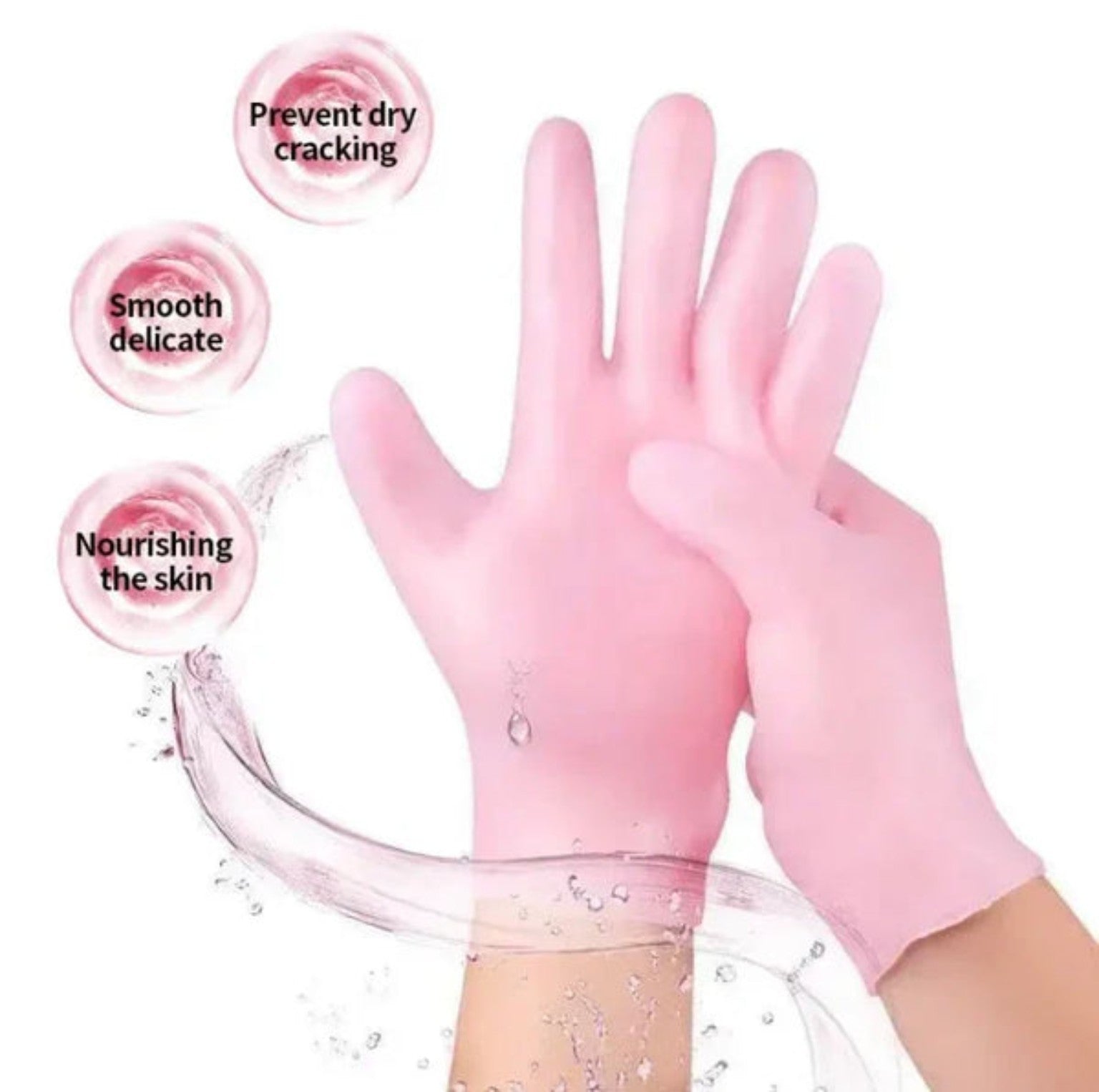 Silicone Gel Moisturizing Gloves – Hand Care & Moisture - MARKAZX MART