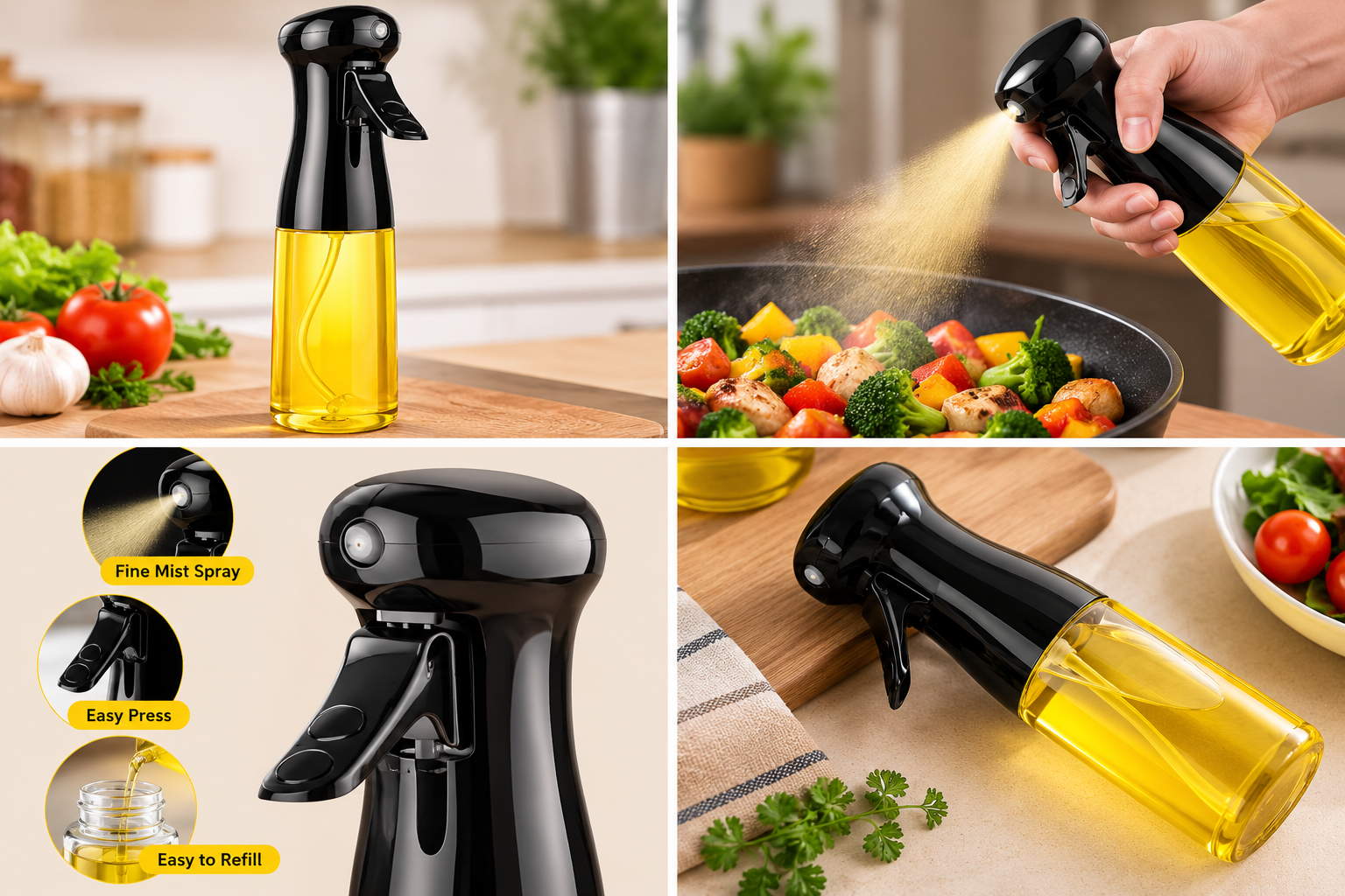 200ml Oil Dispenser Bottle – Drip-Free Kitchen Oil Bottle – product image 4