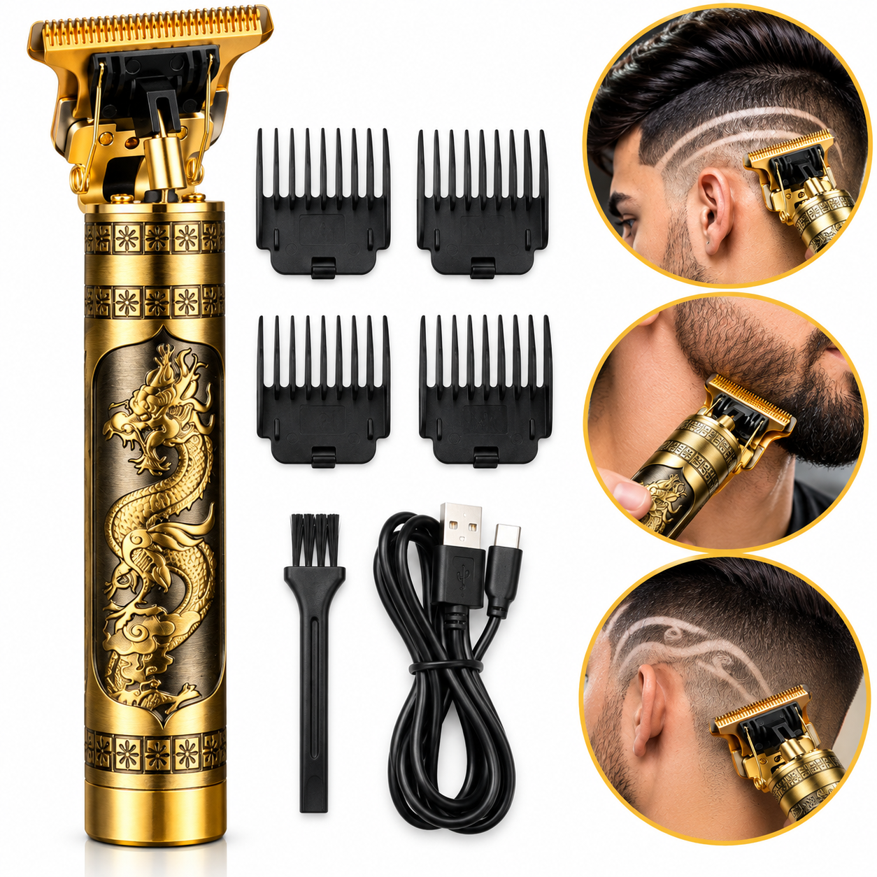 T9 Men's Hair Trimmer – Rechargeable & Cordless - MARKAZX MART