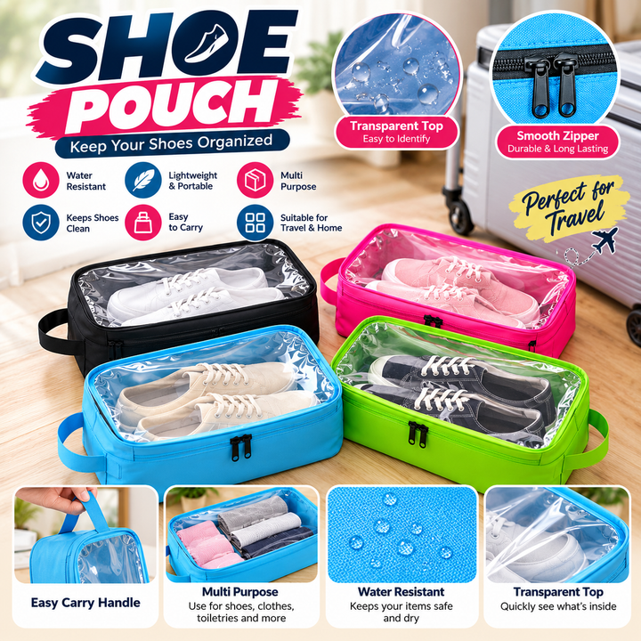 Reusable Shoe Storage Pouch – Dust & Dirt Protection