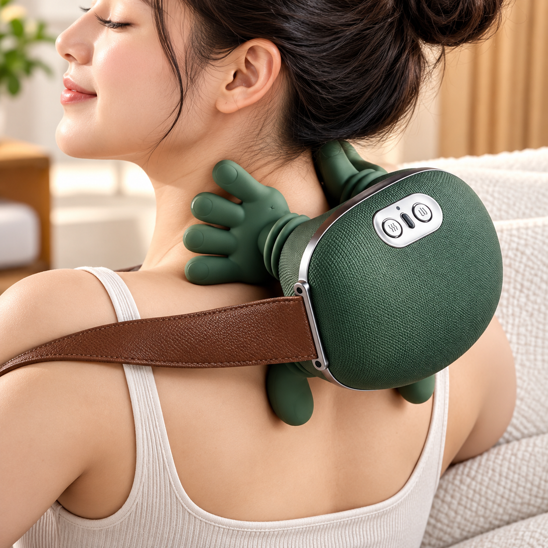 Smart Trapezius Massager With Heat – Deep Tissue Neck & - MARKAZX MART