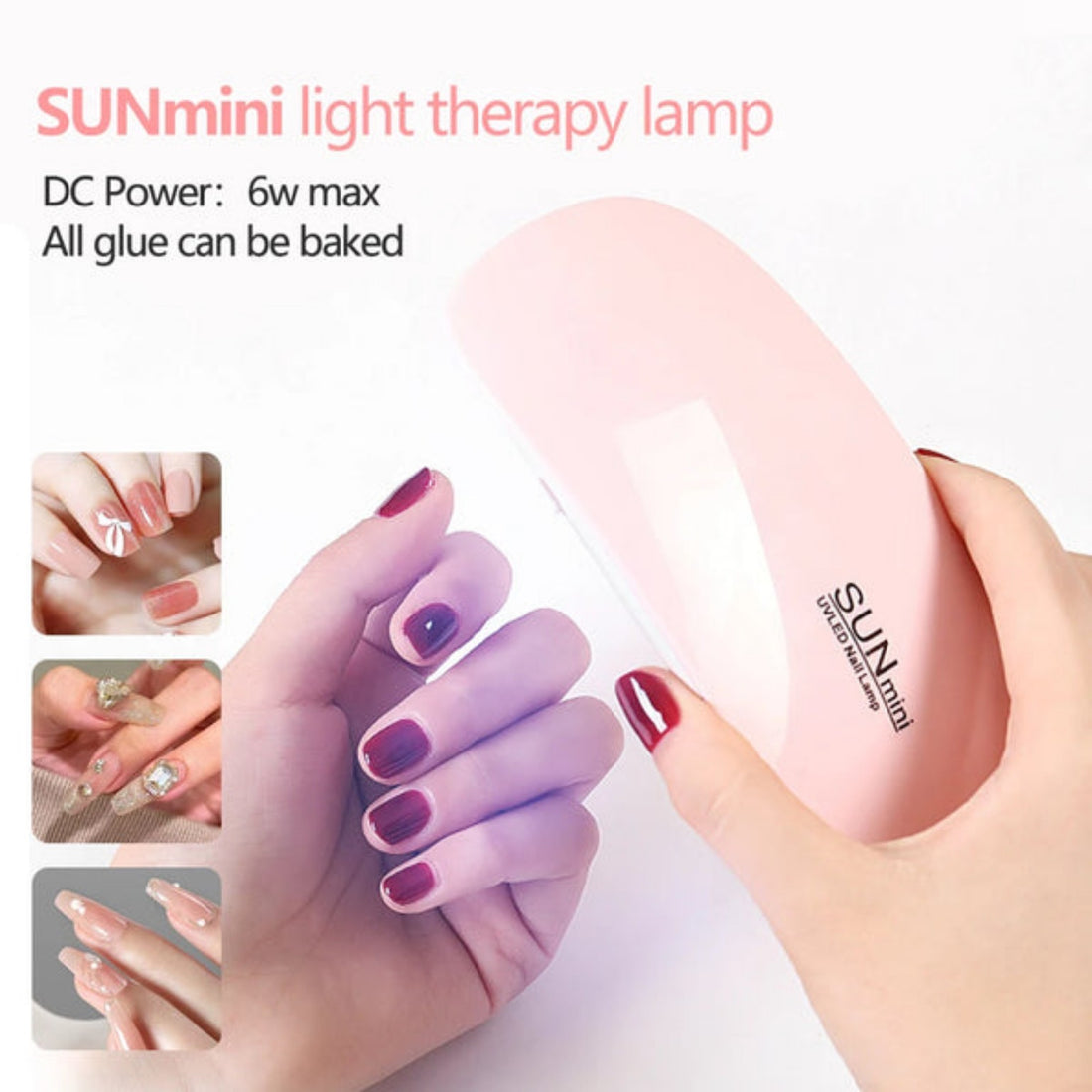 Fast Dry Rechargeable Mini UV LED Gel Nail Lamp - MARKAZX MART